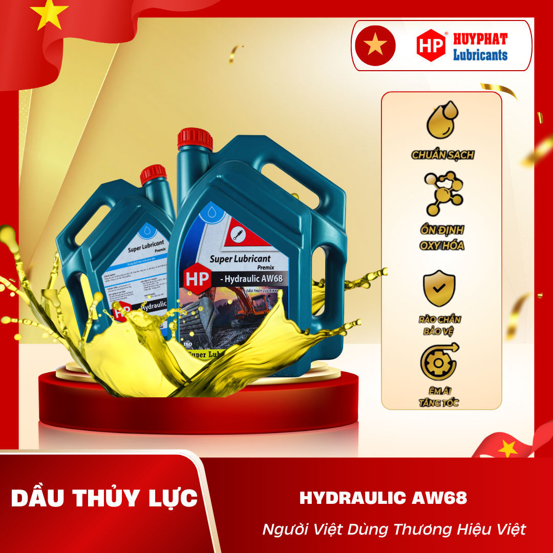 Dầu thủy lực AW68 là gì? Ứng dụng, ưu điểm và cách lựa chọn đúng tiêu chuẩn
